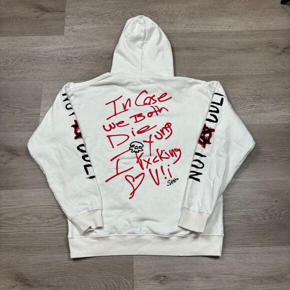 Christian Sex Club Not a Cult I Fxcking Love U Hoodie Men's Large - Picture 3 of 11